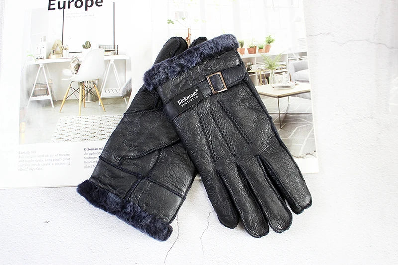Gants vintage en peau de mouton