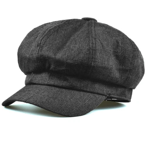 Casquette gavroche en lin