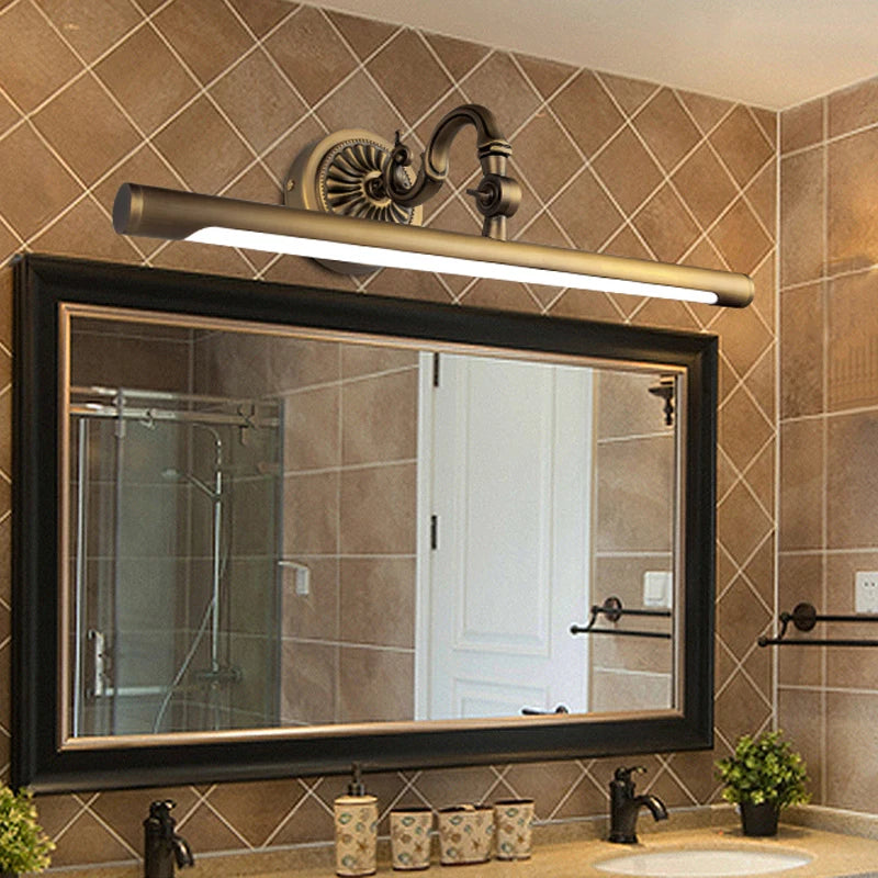 Applique de salle de bain vintage en cuivre