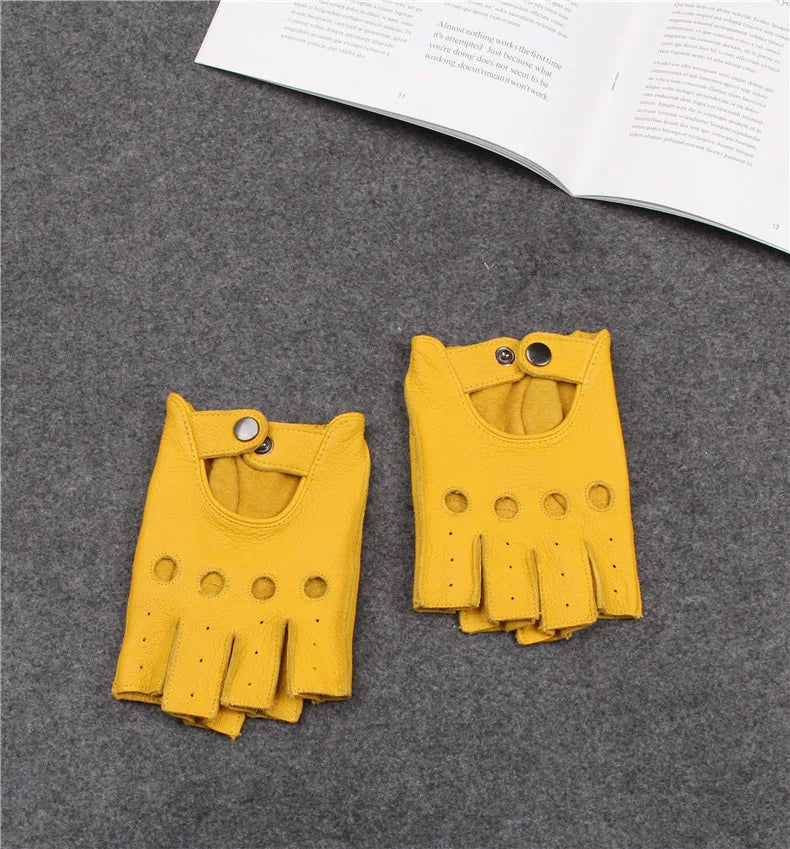 Gants en cuir vintage exclusifs