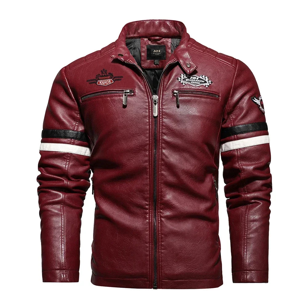 Veste de moto homme vintage