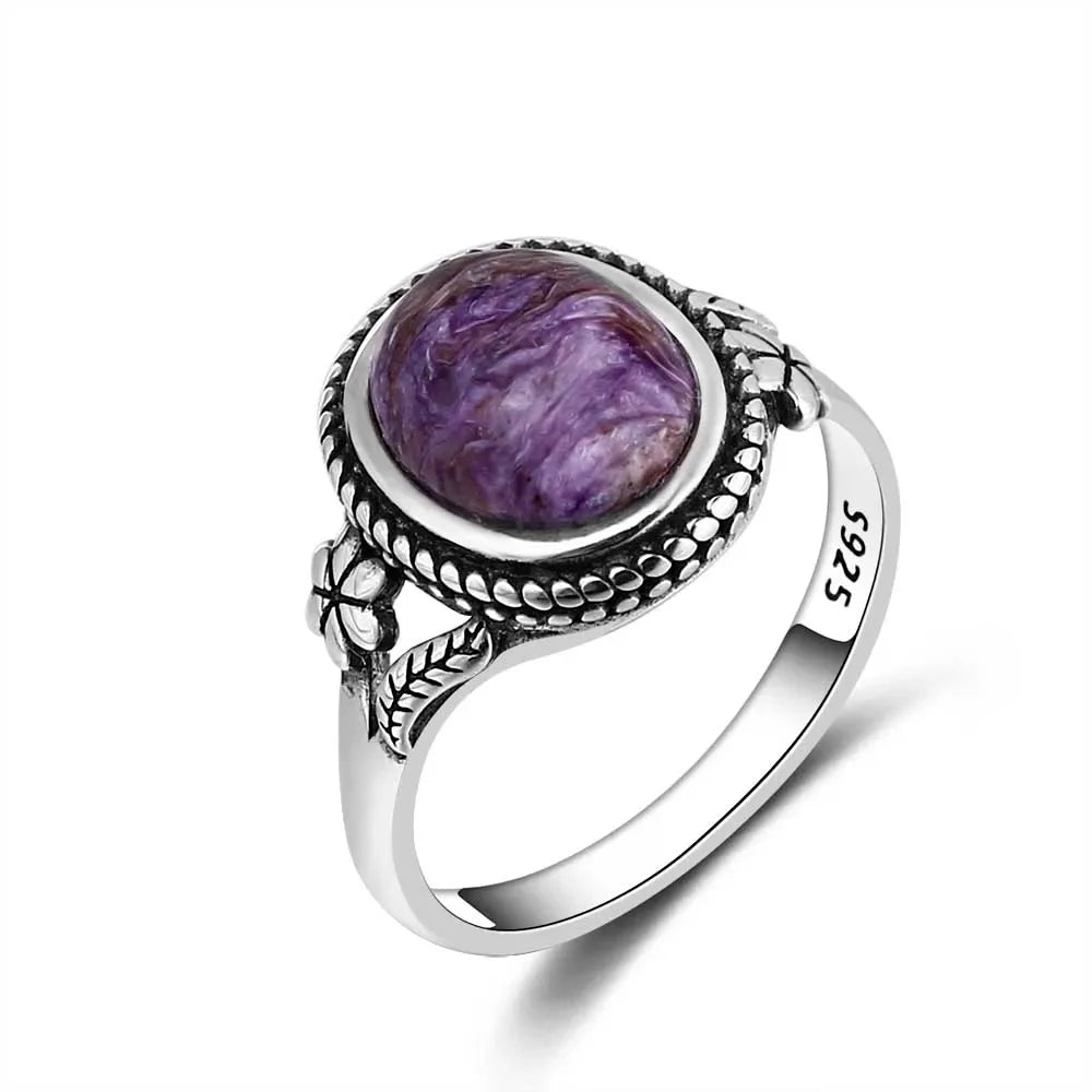 Bague pierre de lune vintage