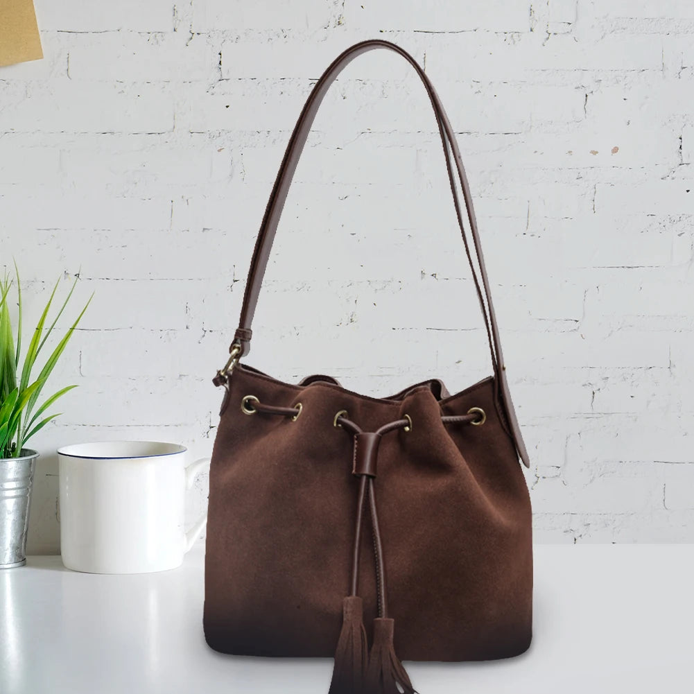 Sac à main vintage suede