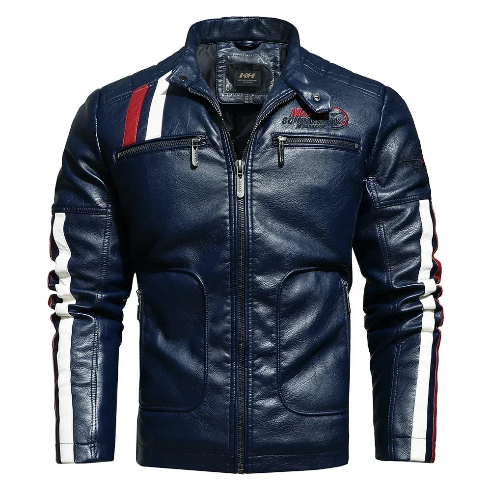 Veste de moto homme vintage