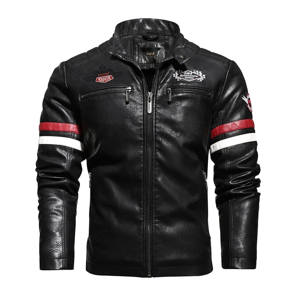 Veste de moto homme vintage