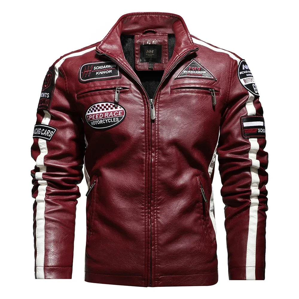 Veste de moto homme vintage