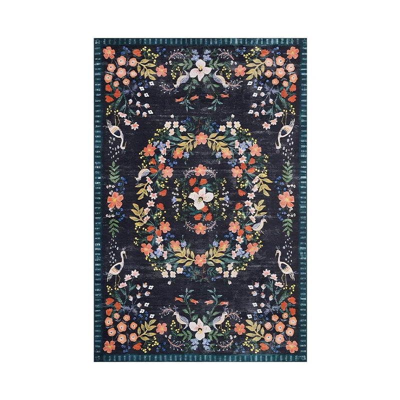 Tapis floral vintage