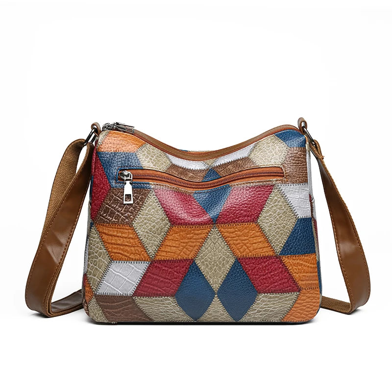Sac à main vintage à motif africain