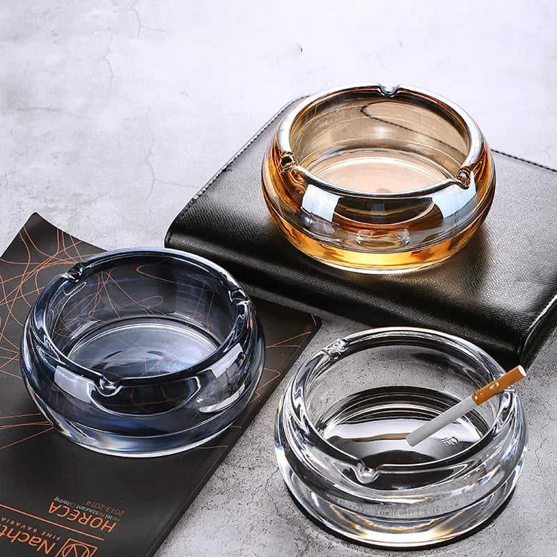 Cendrier en verre vintage