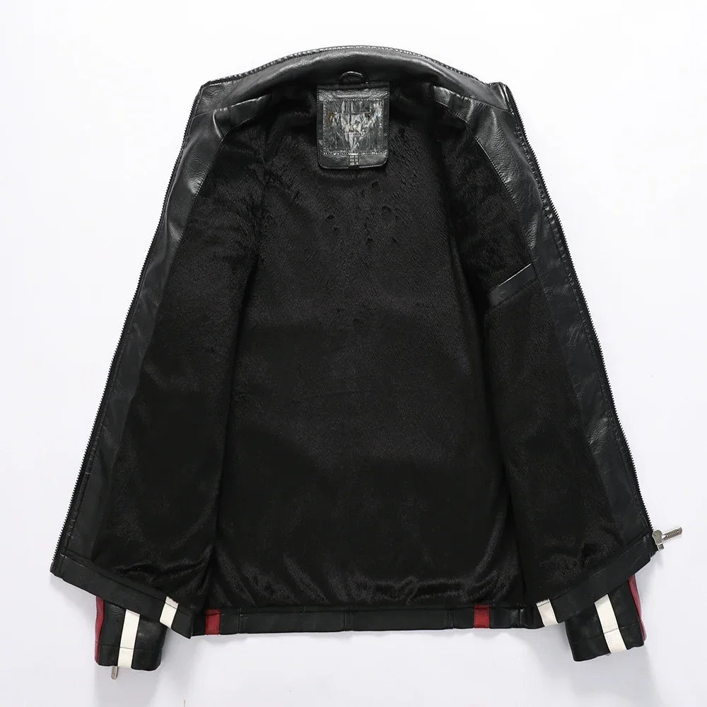 Veste de moto homme vintage