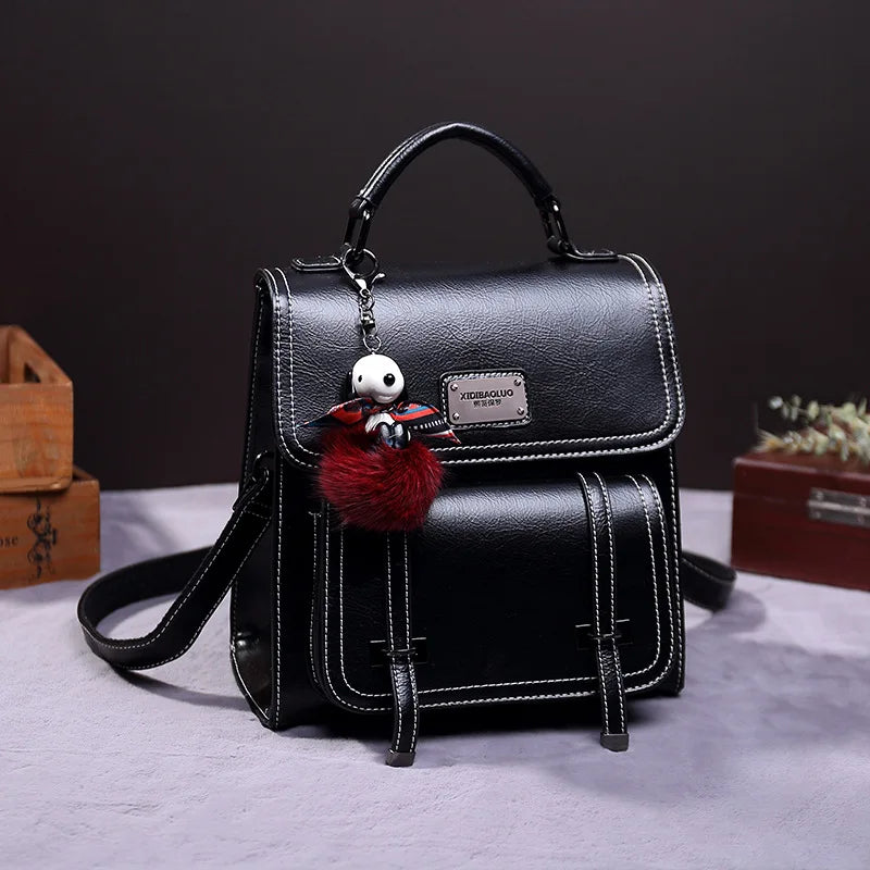 Sac à dos cuir vintage
