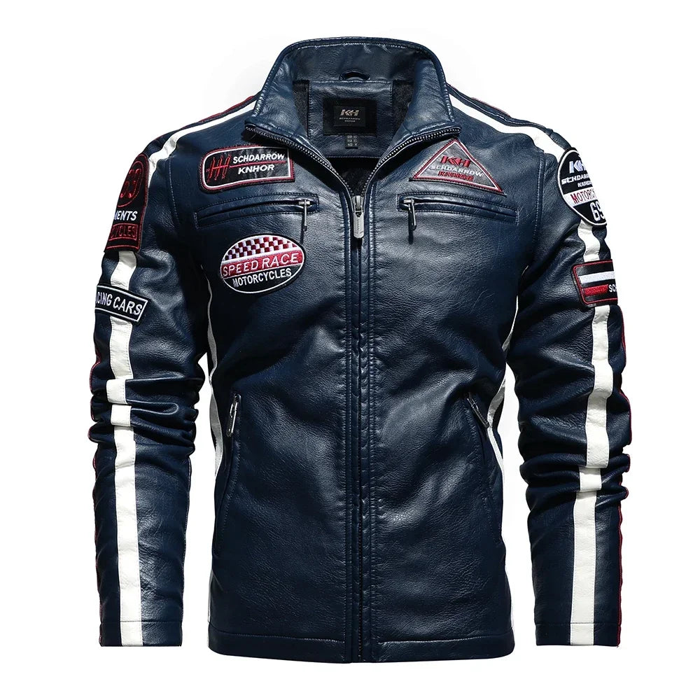 Veste de moto homme vintage