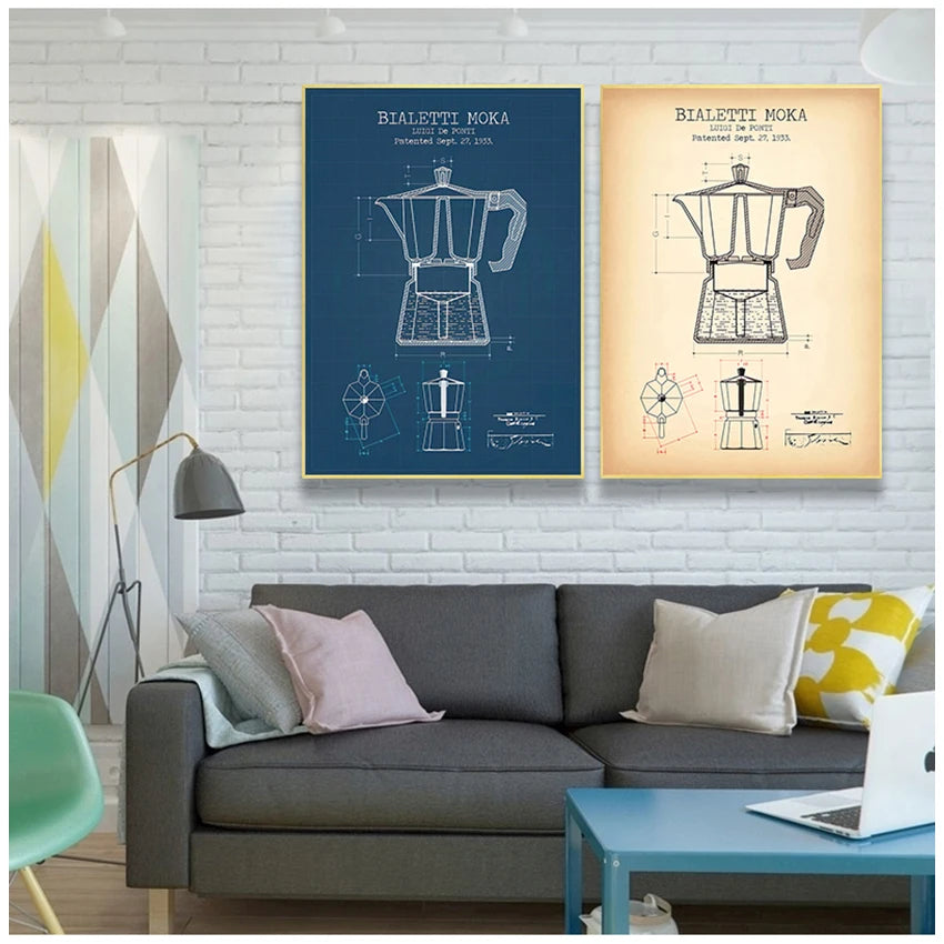 Tableau Vintage Café