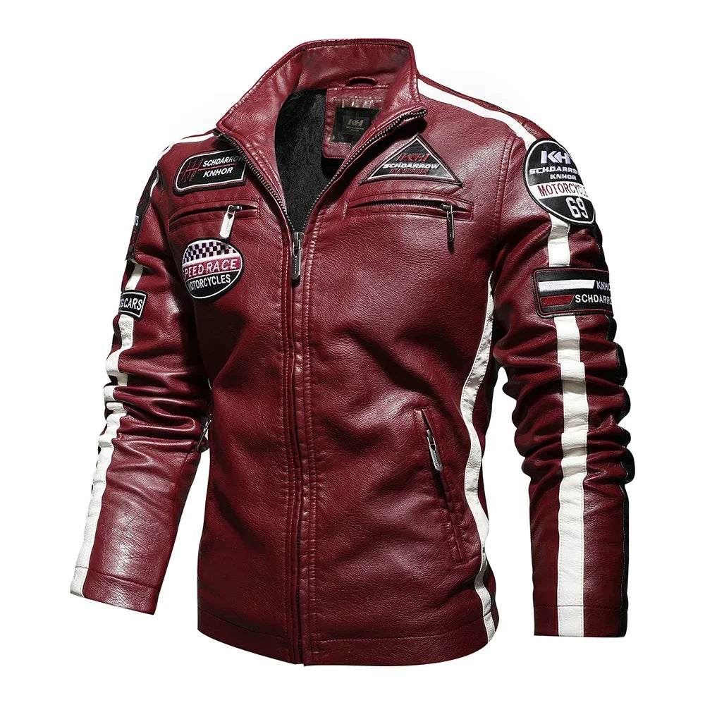 Veste de moto homme vintage
