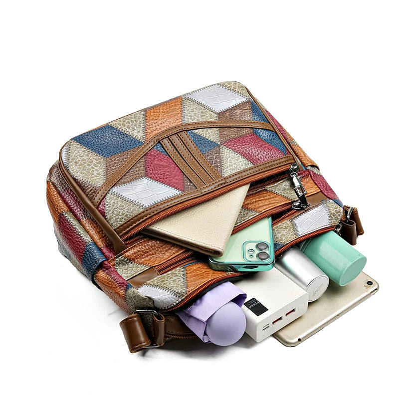 Sac à main vintage à motif africain