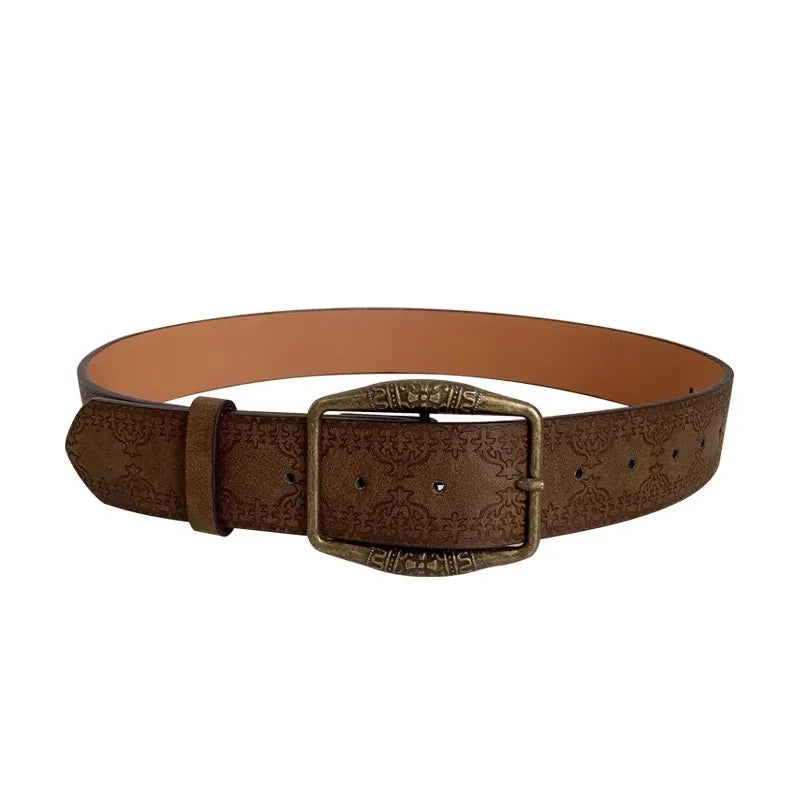 Ceinture vintage à motif floral