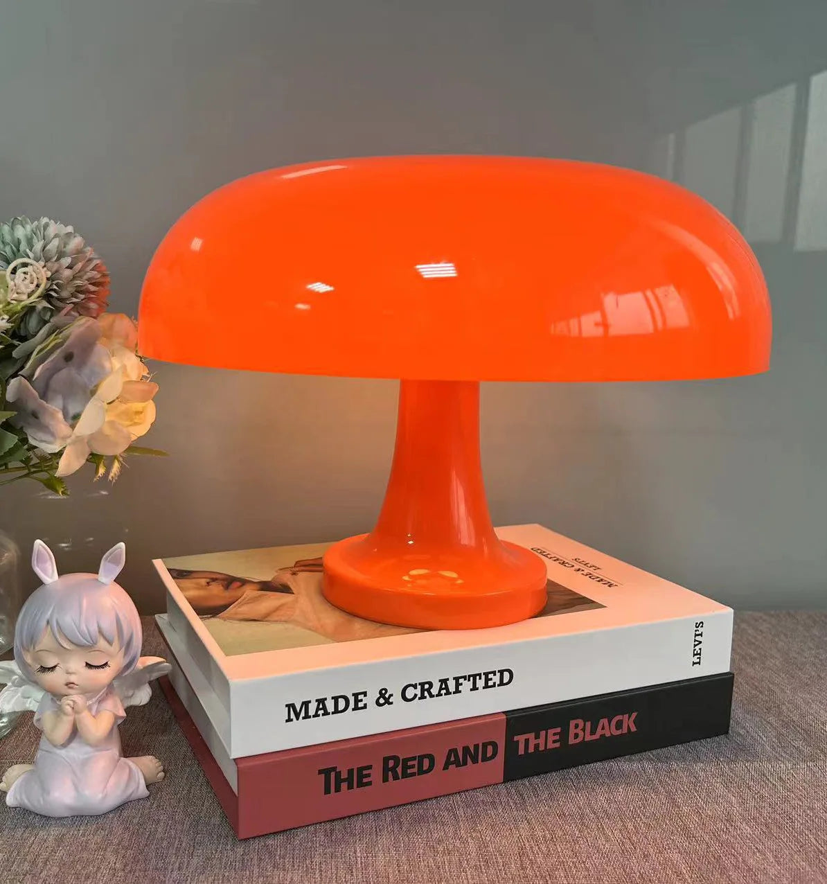 Lampe vintage orange