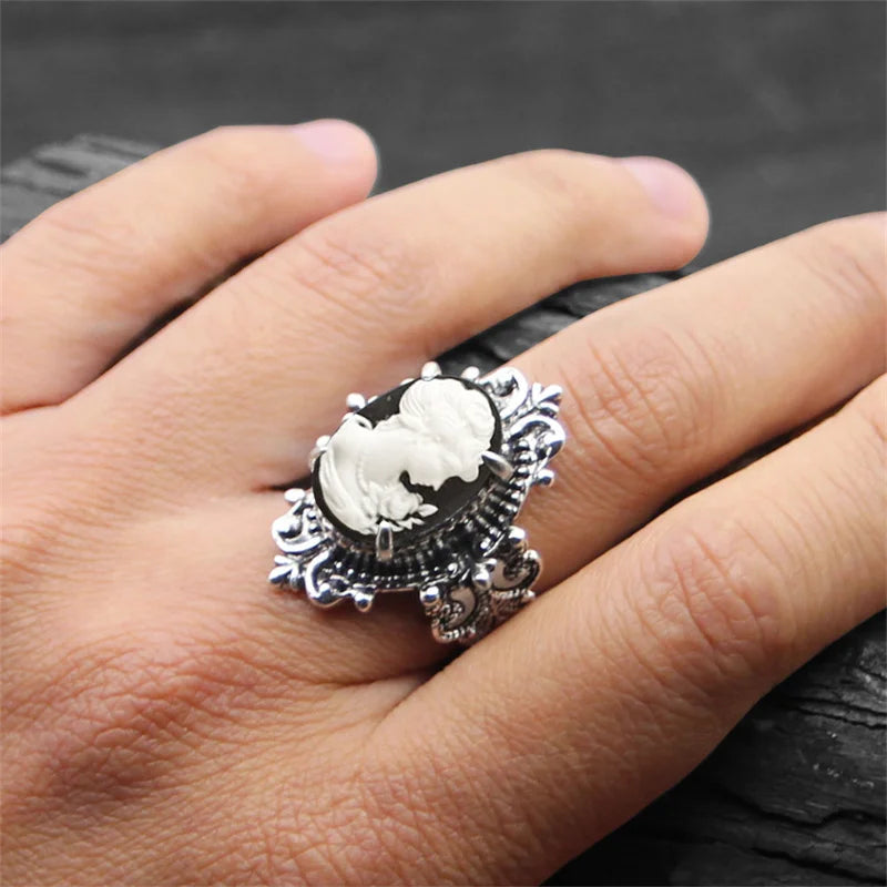 Bague camée vintage
