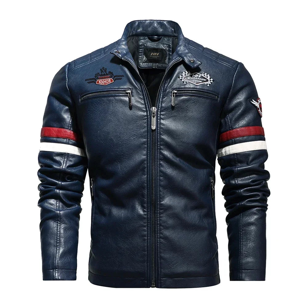 Veste de moto homme vintage
