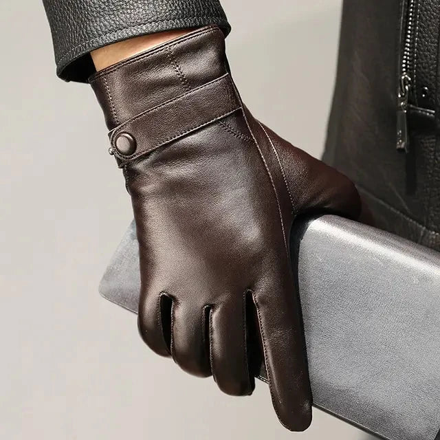 Gants de conduite vintage en cuir