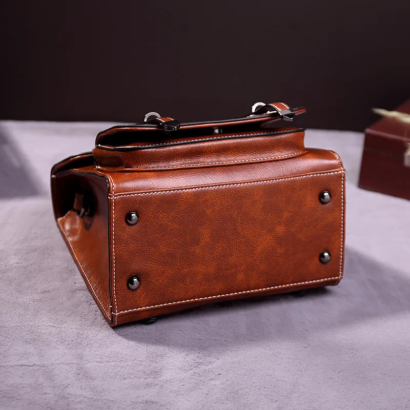 Sac à dos cuir vintage