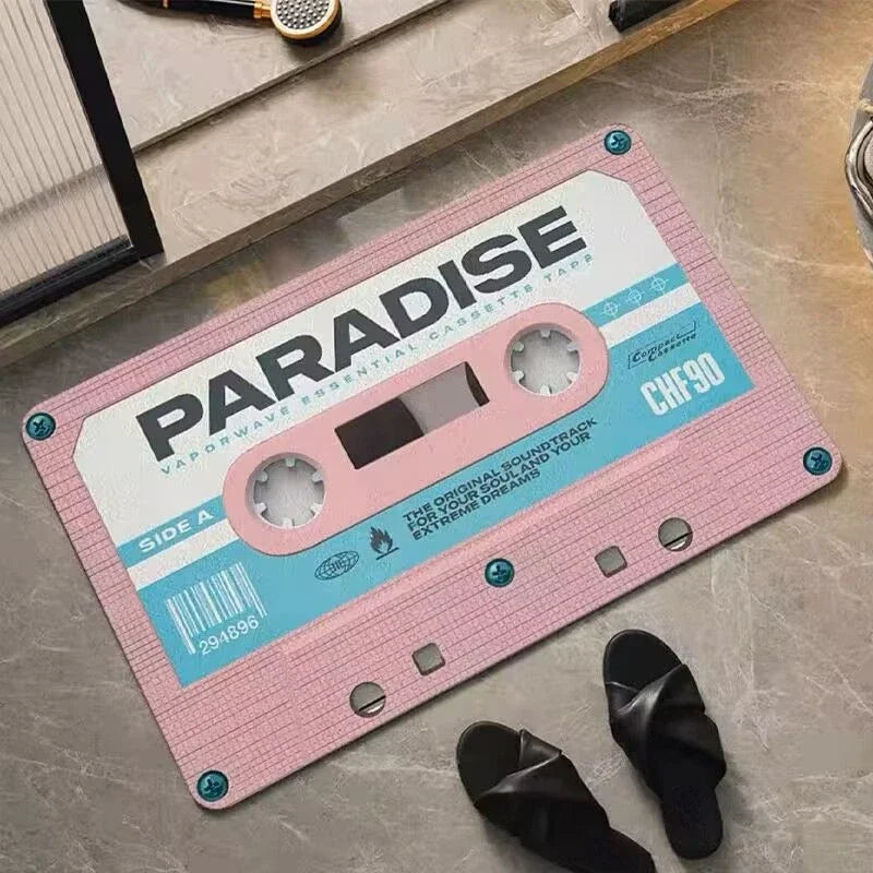 Tapis cassette vintage