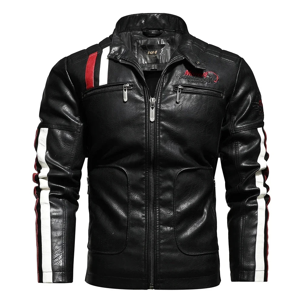 Veste de moto homme vintage