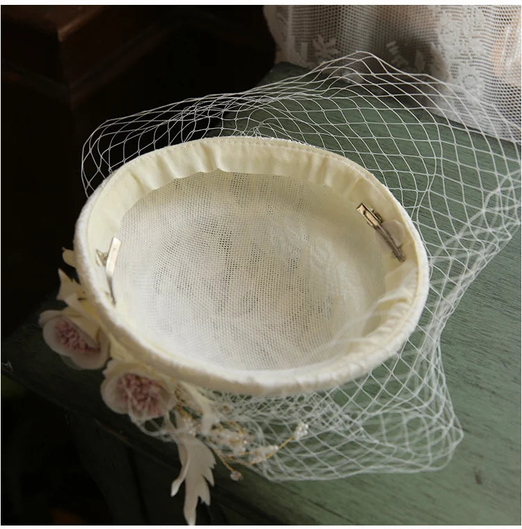 Chapeau de mariage vintage
