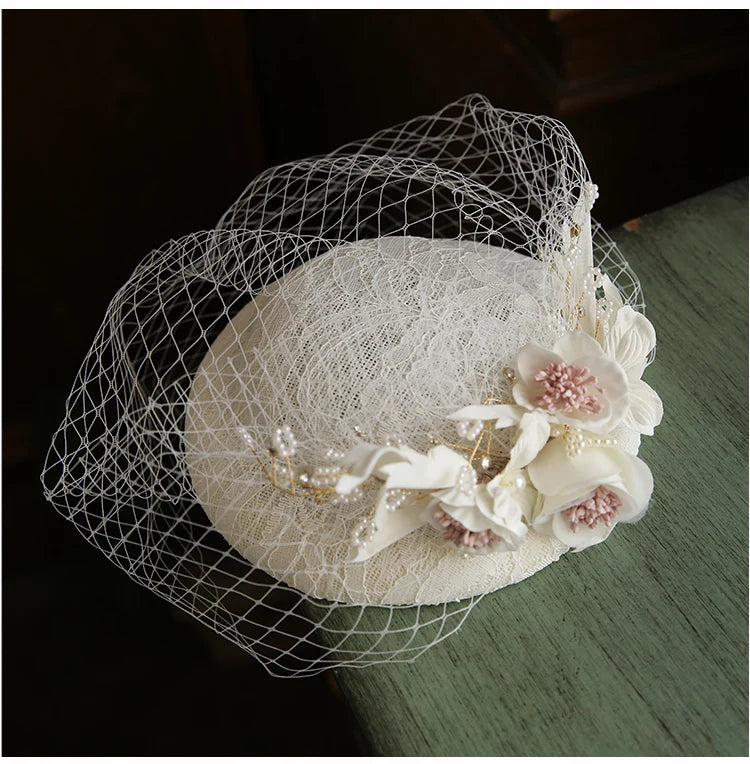 Chapeau de mariage vintage