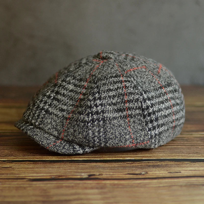 Béret vintage en mélange de laine