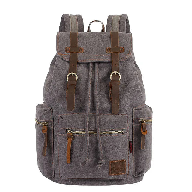 Sac à dos cartable vintage