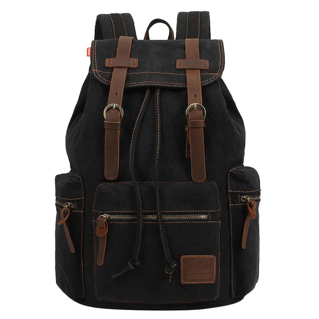 Sac à dos cartable vintage