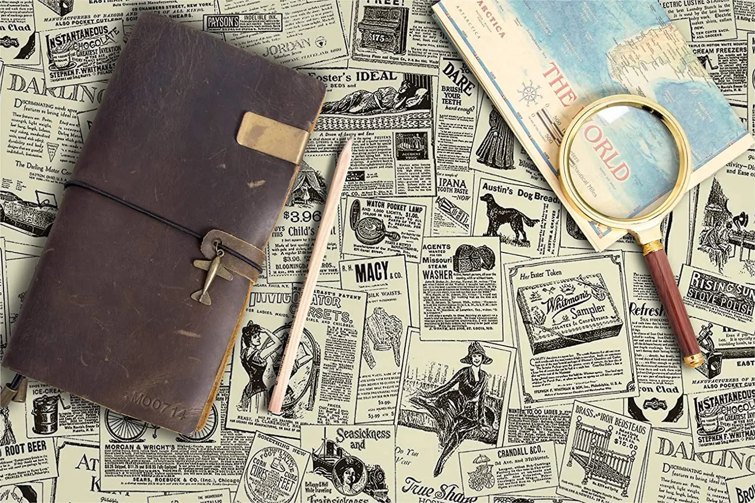 Papier Peint Journal Vintage