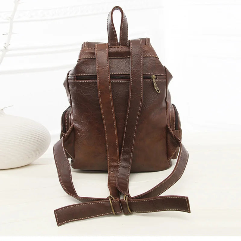Sac à dos moto vintage imperméable