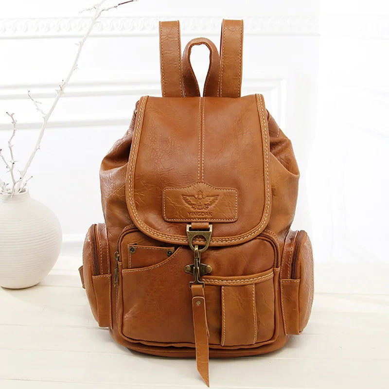 Sac à dos moto vintage imperméable