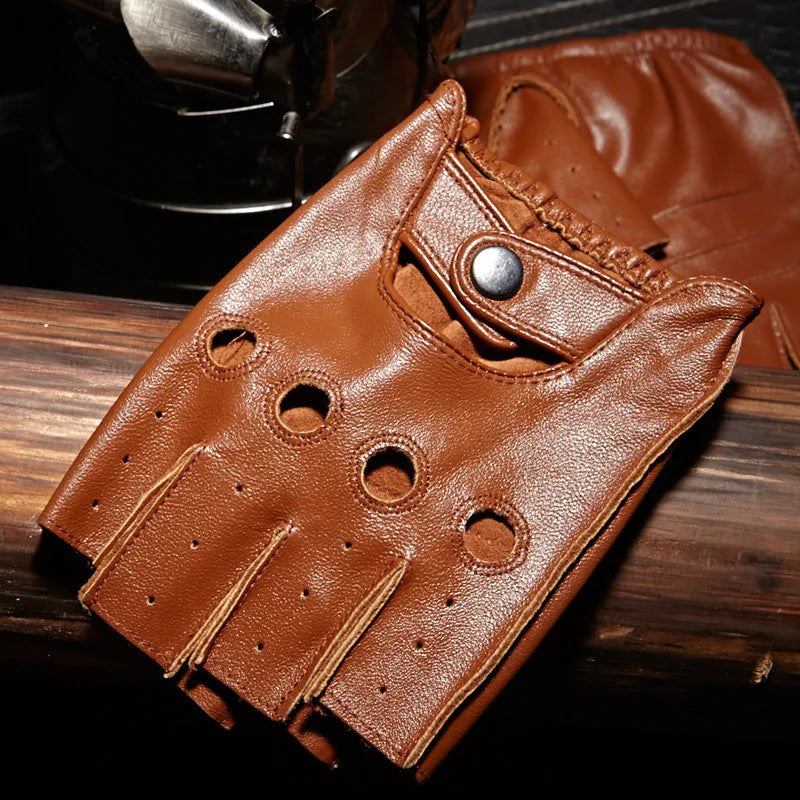 Gants en cuir vintage exclusifs