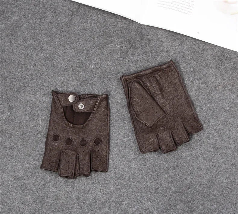 Gants en cuir vintage exclusifs