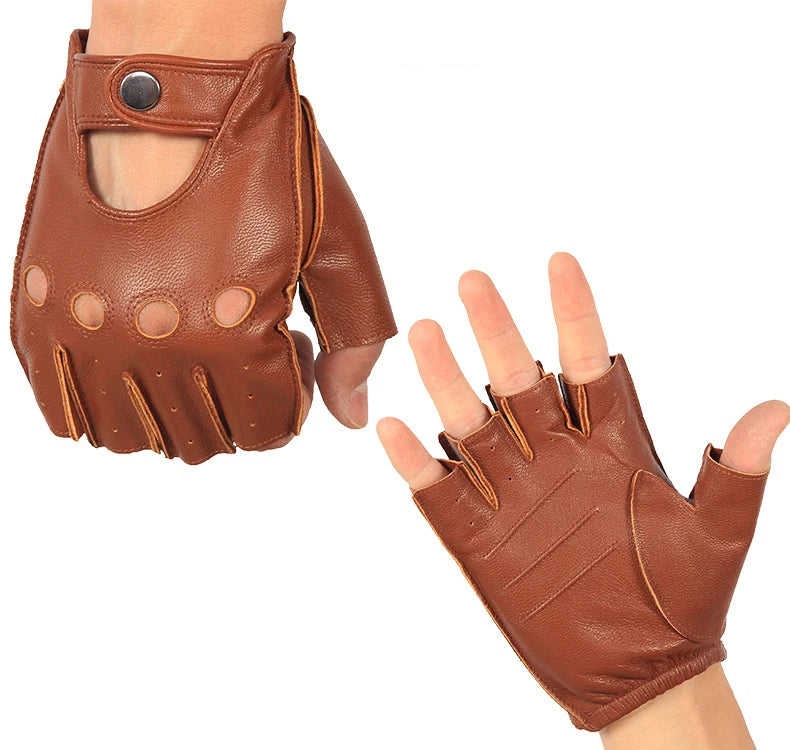 Gants en cuir vintage exclusifs