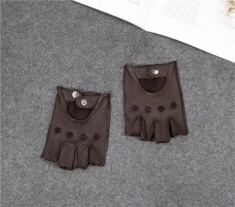 Gants en cuir vintage exclusifs