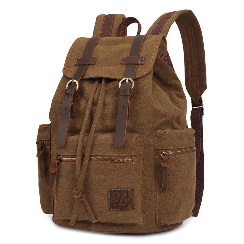Sac à dos cartable vintage