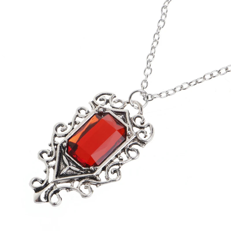 Collier vintage à pendentif Rubi