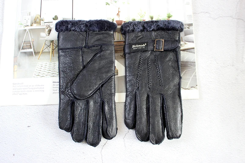Gants vintage en peau de mouton