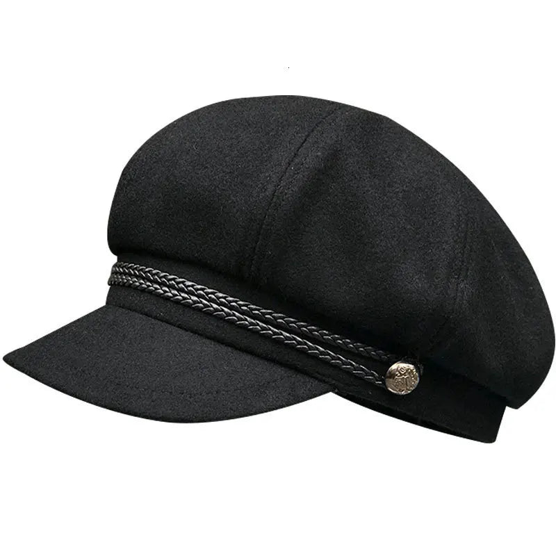 Casquette gavroche hiver vintage