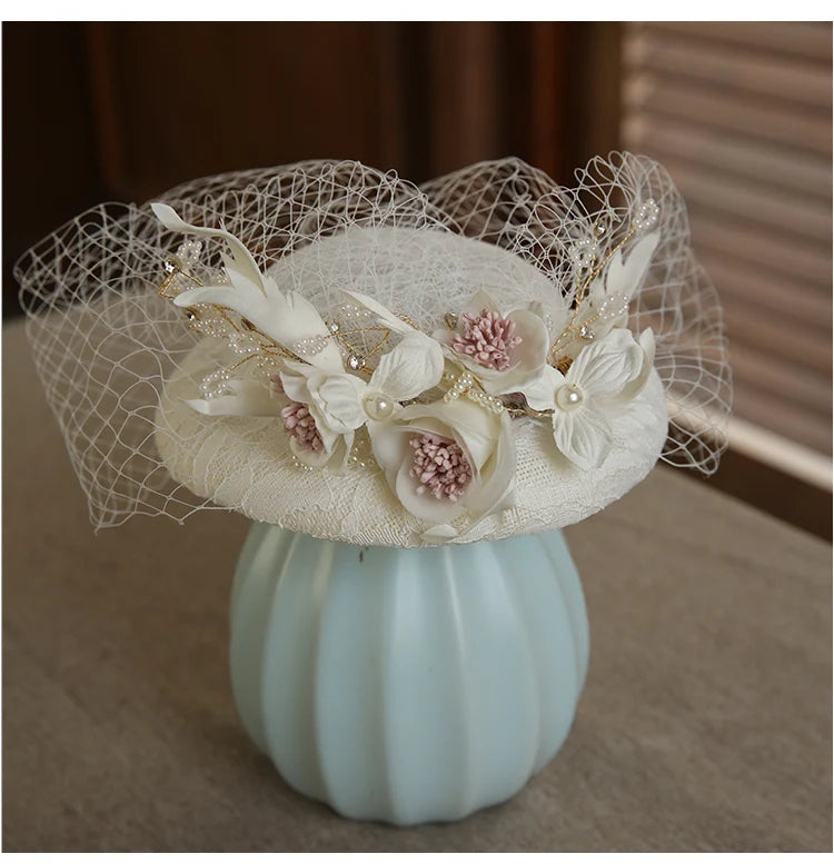 Chapeau de mariage vintage