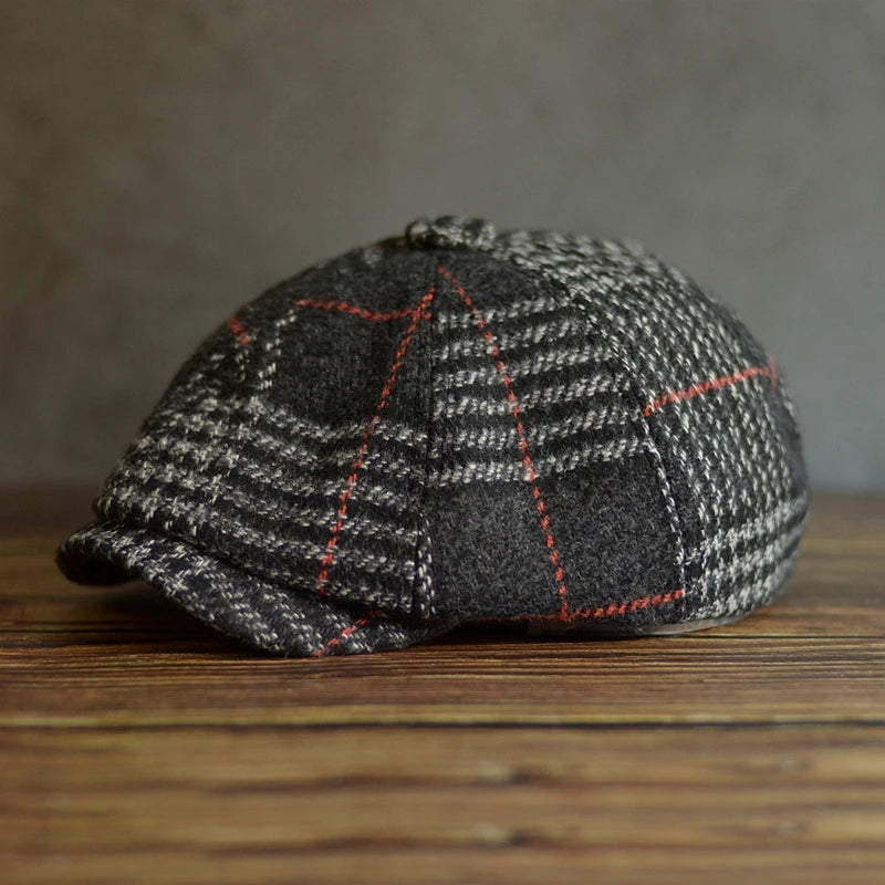 Béret vintage en mélange de laine