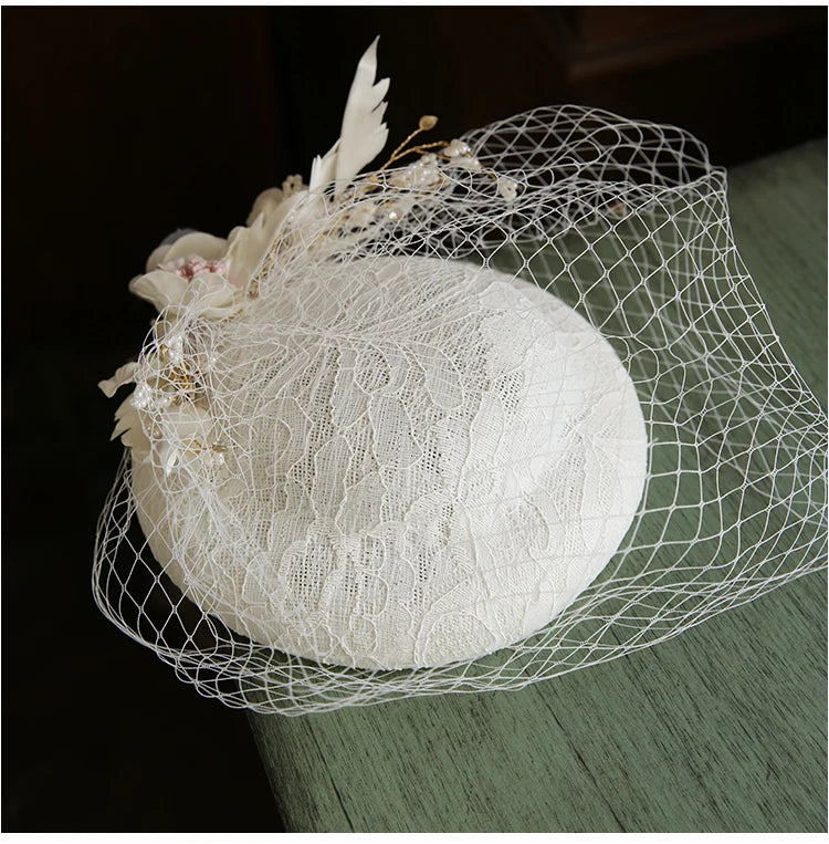 Chapeau de mariage vintage