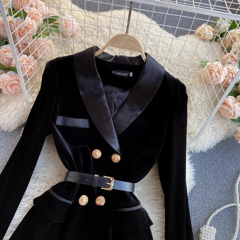 Veste noir vintage
