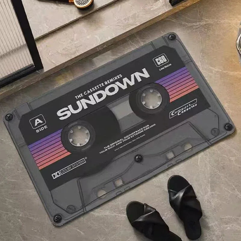 Tapis cassette vintage