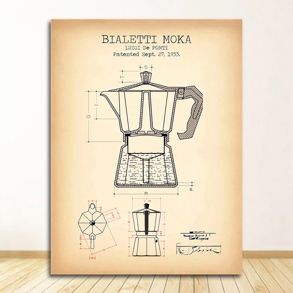 Tableau Vintage Café