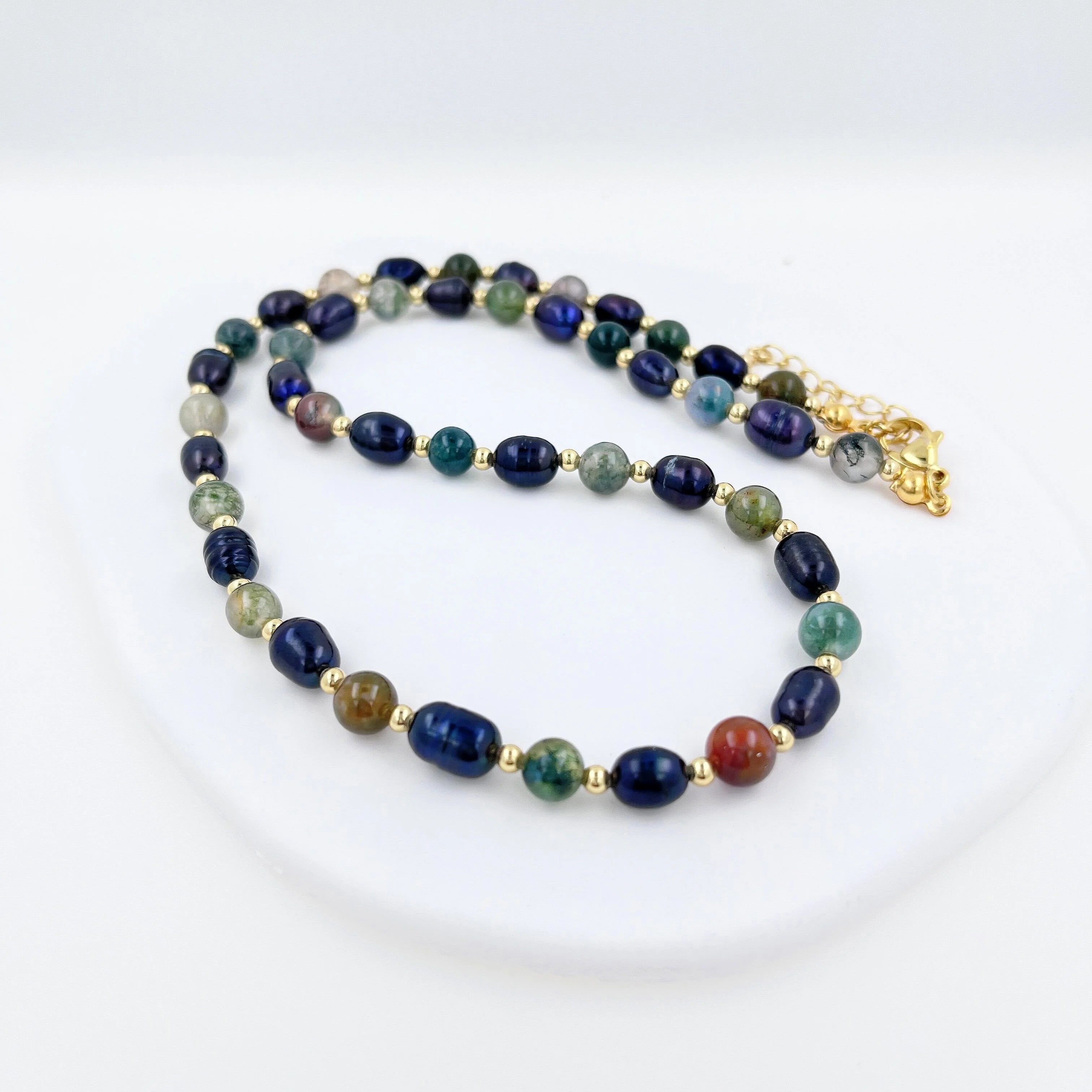 Collier agatha vintage